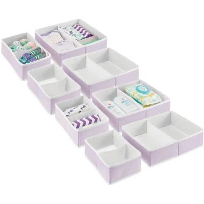 Fabric Drawer Storage Divider Organizer Bins For Nursery, Kids Bedroom Dresser, Closet, Shelf, Living Room Organization - Holds Clothes, Toys, Diapers
