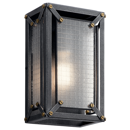 Kichler Steel 1-light Distressed Black Wall Sconce