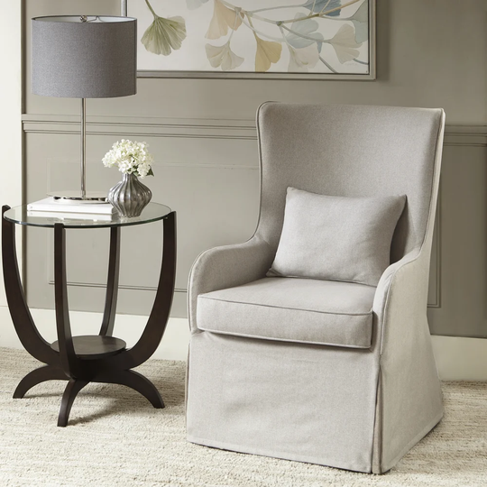 Madison Park Signature Regis Cream Accent Chair