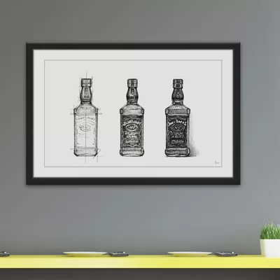 Whiskey Patented by Eyre Tarney - Picture Frame Print on Paper