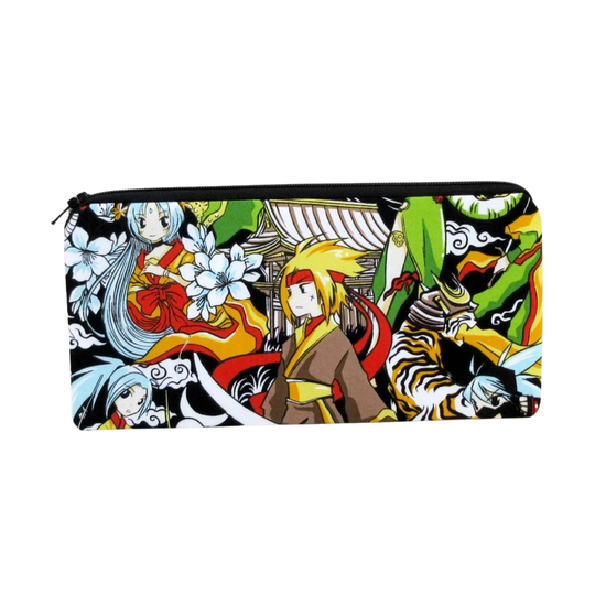 Zipper Pencil Pouch, Japanese Tiger Flower Tokidoki Bag