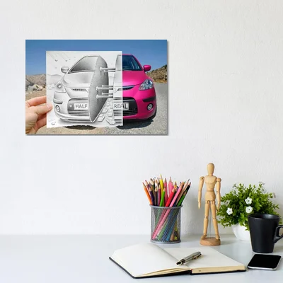 Pencil vs. Camera 44 by Ben Heine - Graphic Art Print