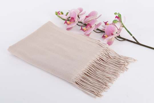 Soft Pashmina, Cream Color, Cream Shawl, Personalized Scarf, Bridesmaid Wedding Favors For Guests