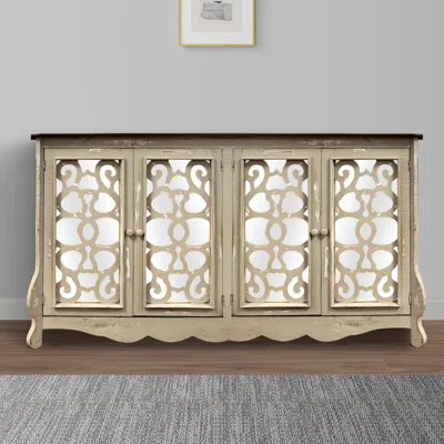 Eemil 78.35" Wide Solid Wood Sideboard