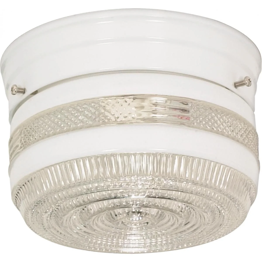 1-Light Small Flush Mount Drum