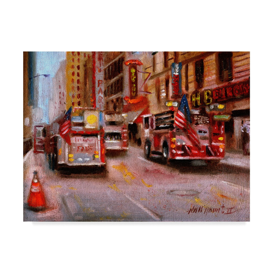 Hall Groat Ii 'Fire Department New York' Canvas Art - Multi-color