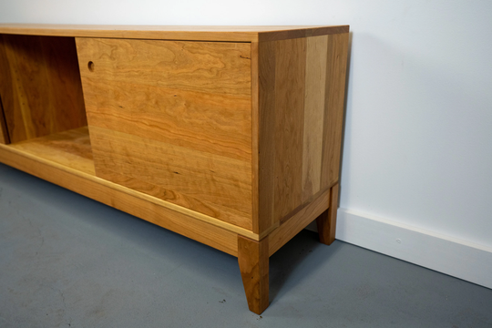 storage Credenza, 3 Box Dining Room Credenza With Drawers, Kitchen Long Walnut
