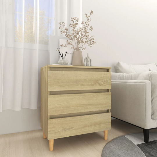 Sideboard Sonoma Oak 23.6"x13.8"x27.2" Chipboard