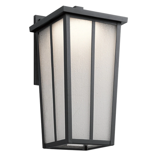 Kichler Lighting Amber Valley Collection 1-light Textured Black Outdoor LED Wall Lantern