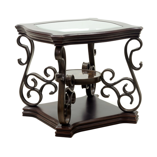 End table, Glass table top