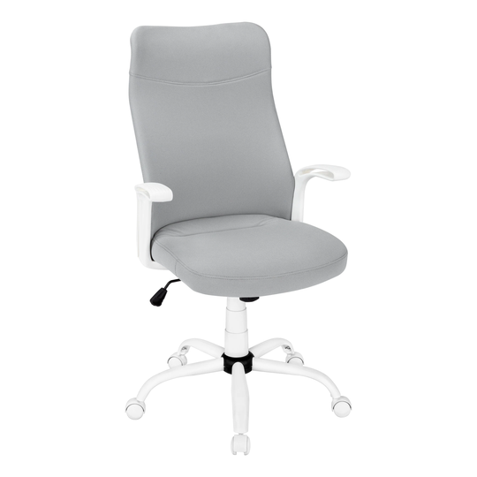 Office Chair, Adjustable Height, Swivel, Ergonomic, Armrests, Computer Desk, Work, Metal, Mesh, Contemporary