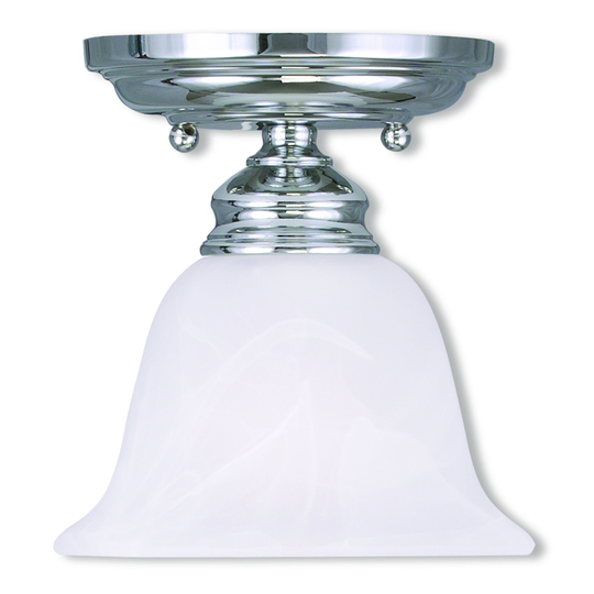 Livex Lighting Essex Polished Chrome 1-light Ceiling Mount