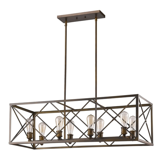 Brooklyn 8-light Oil Rubbed Bronze Pendant