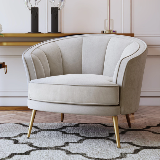 Accent Barrel Chair Leisure Accent Chair Upholstered Armchair