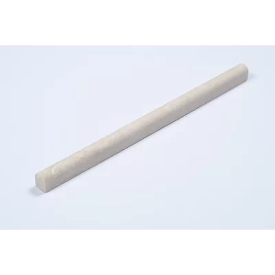 Botticino 12" x 0.75" Marble Pencil Liner Tile Trim in Beige