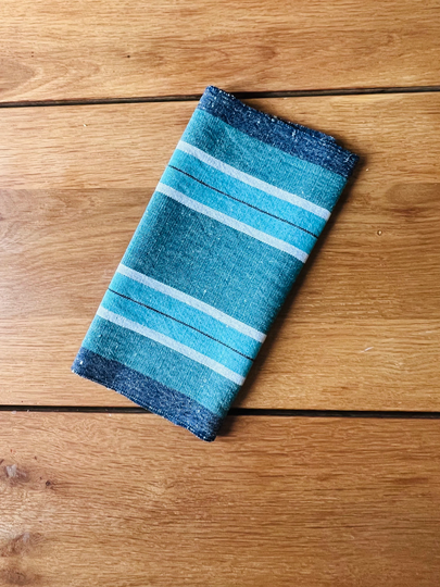 Vintage Table Runner/Table LinenBoho, Folk, Colorful, Blue