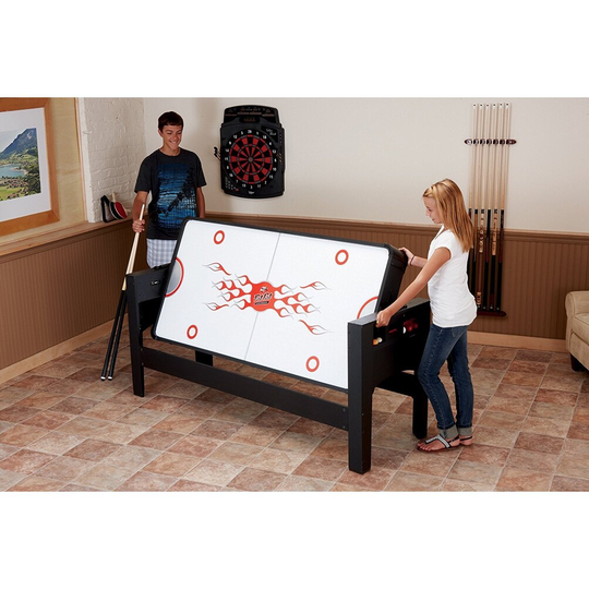 Fat Cat Original 3-in-1, 6-Foot Flip Game Table (Air Hockey, Billiards and Table Tennis) 64-1049