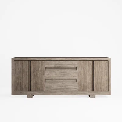 Sawhorse 80" Wide 3 Drawer Sideboard