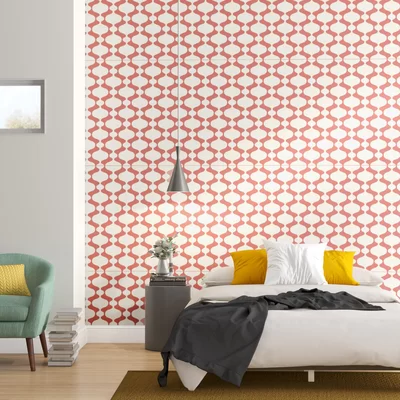 Leggett 33' L x 20.5" W Geometric Wallpaper Roll