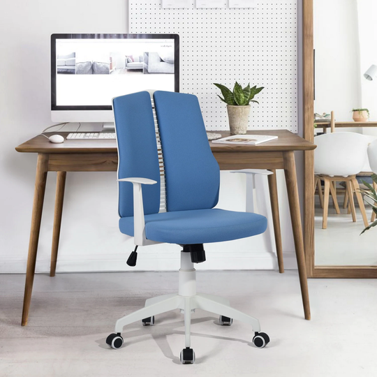 Modern Height-adjustable Office Chair with Movable Wheels