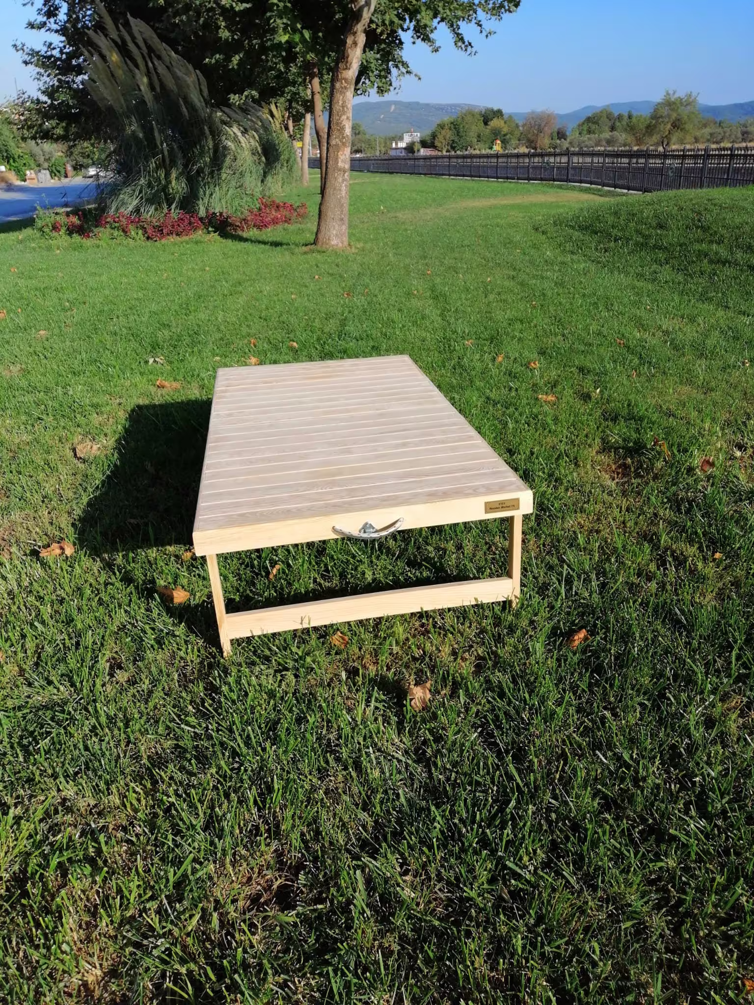 29 - 59 Inch Picnic Table, Folding Low Boho Wooden Wedding Party Coffe Table