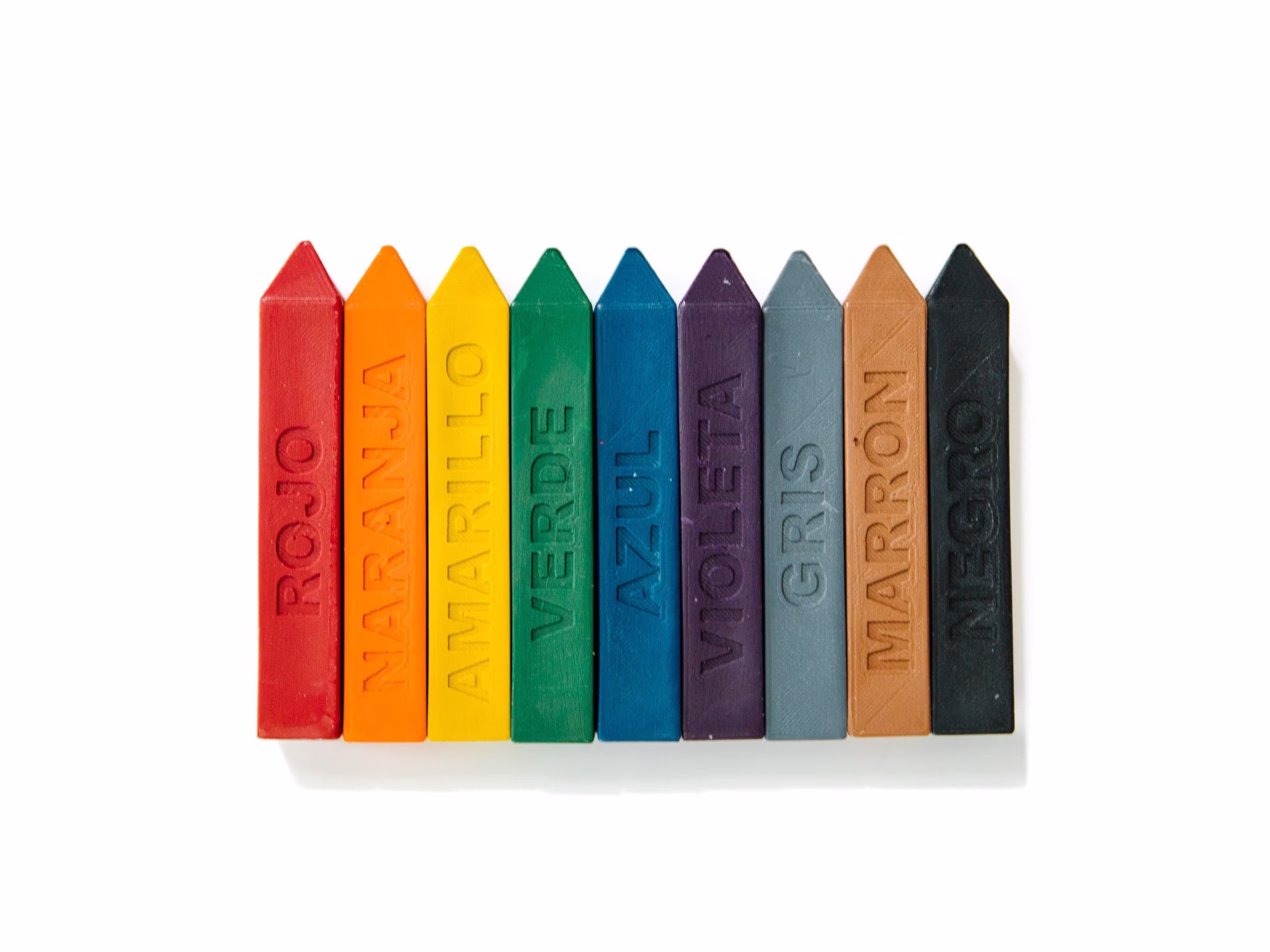 Spanish Colors Crayon Stix® Set, Back To School Solid Colored Crayons, Mini Original Rainbow Crayon®, Classroom Art Supplies