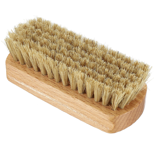 Bristle Shoes Brush, Handheld Polish Daubers for Leather Boots, Wooden Color - Wooden Color
