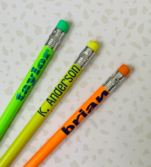 Personalized Decals For Pens & Pencils