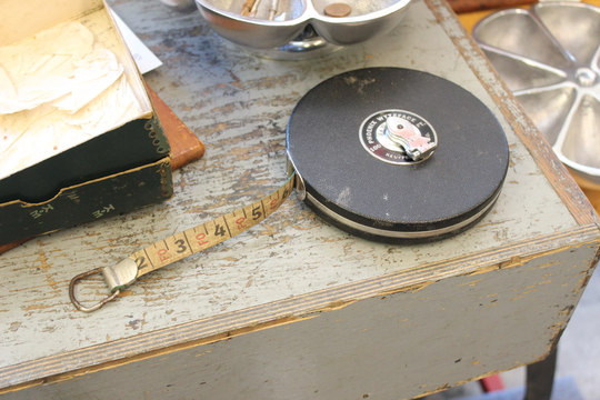 Vintage Industrial Keuffel & Esser Co. 100 Feet Tape Measure with Original Box - 1950S