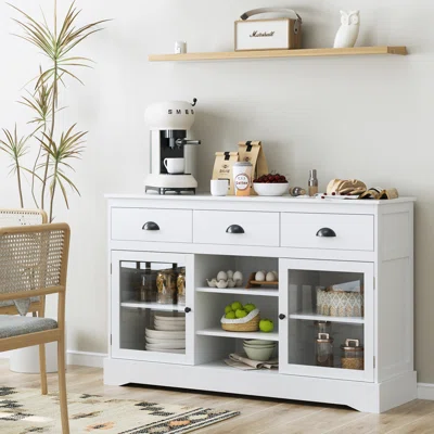 Aner 53.5" Wide 3 Drawer Sideboard