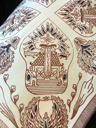 Vintage Dragon Placemat Set, Asian Table Runner, Placemats, & Napkins For Six