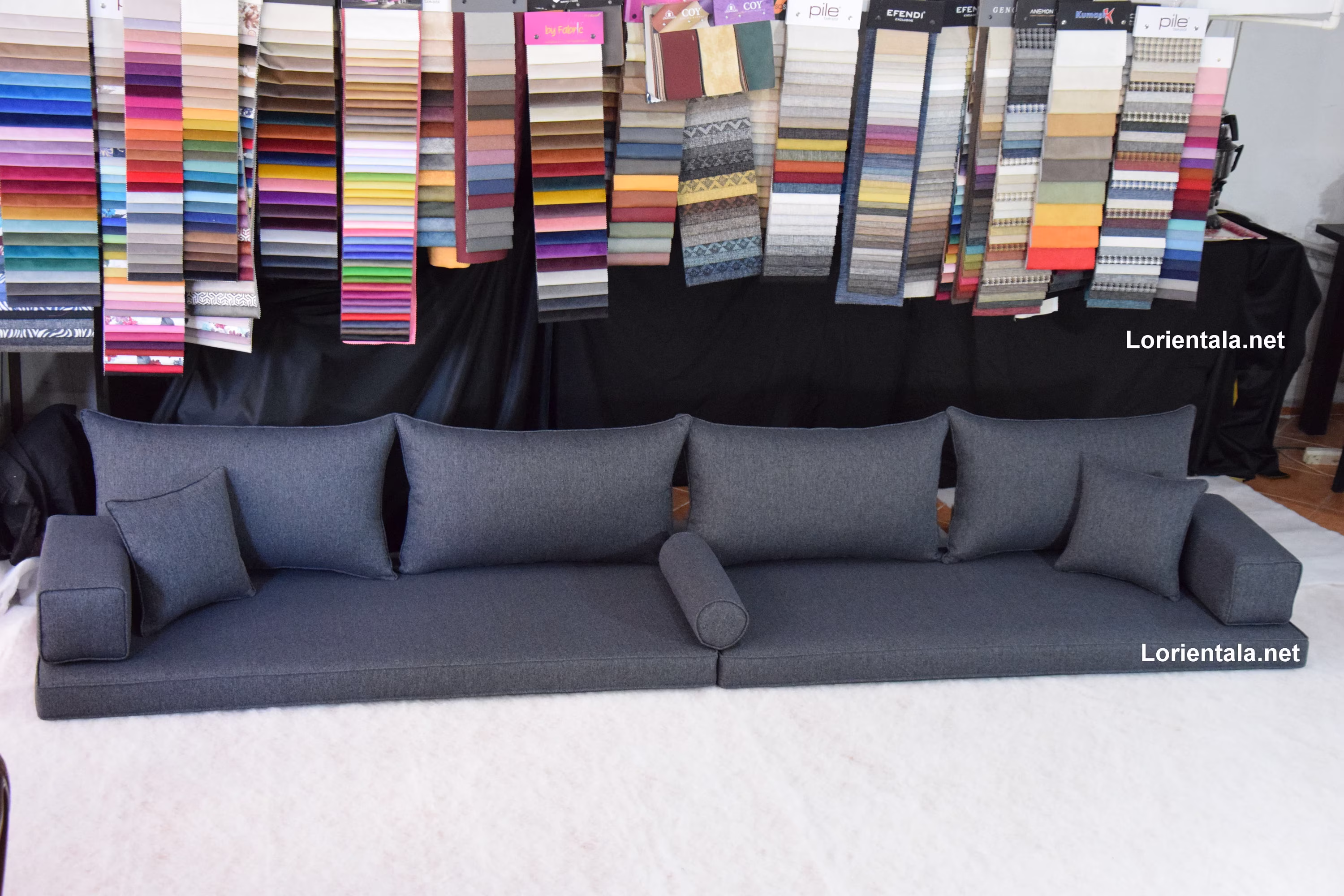Linen Fabric Floor Sofa, Floor Couch, Floor Cushions, Turkish Living Room, Floor Seating, Moroccan Floor Cushions, Arabic Sofa, Moroccan Home Decor