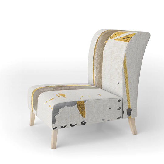 Designart 'Golden Birch Forest VI' Upholstered Modern Accent Chair