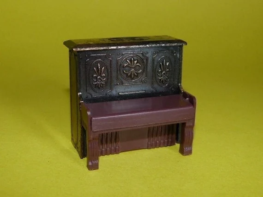 Pencil Sharpener Upright Piano Die Cast Copper 2" X 2.25" 1.5" Made in Hong Kong