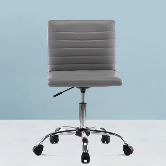 Faux Leather Home Office Chair Computer Desk Chairs Vanity Chair Tack Chair