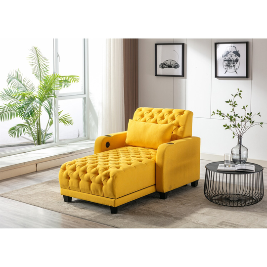 Living Room Leisure Sofa /Barry Sofa Barrel Sofa Chair with Cushion