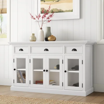 Sorrento 57.09" Wide 3 Drawer Sideboard