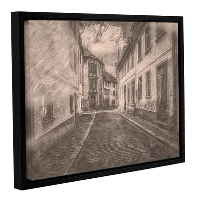 'Golden Shasta Daisy' Framed Pencil Drawing Print On Canvas
