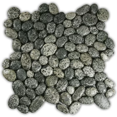 Lomami Random Sized Natural Stone Mosaic Tile in Speckled