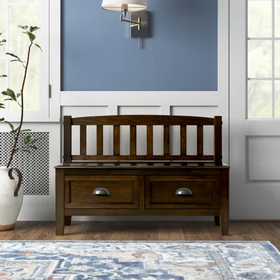 Northview Wood Drawer Storage Bench