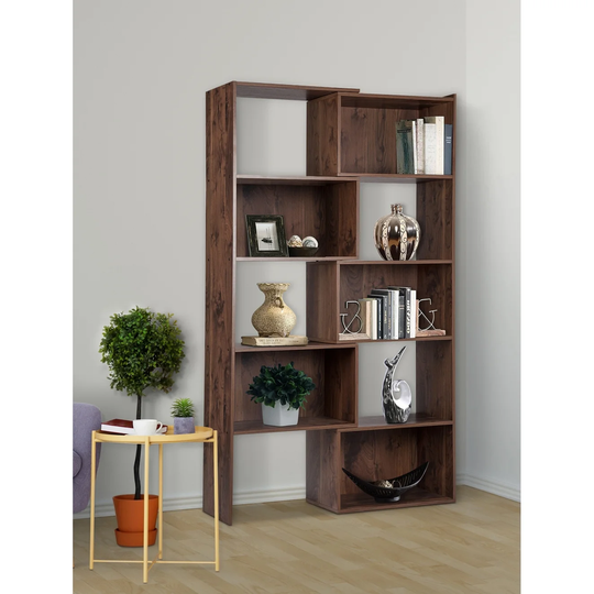 Saint Birch Bombay Walnut Expandable Bookcase