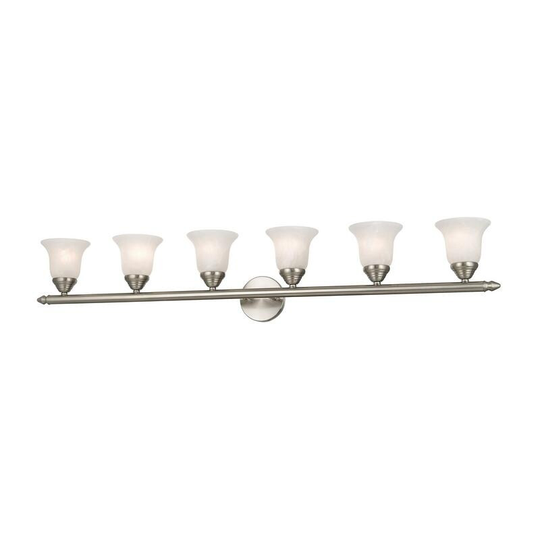 Livex Lighting Neptune Brushed Nickel Six-light Bath Light