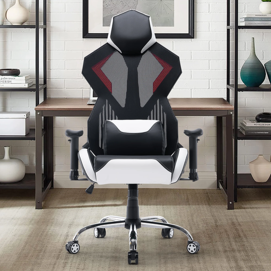 Mesh Fabric Executive High Back Adjustable Height Swivel Office Chair with Lumbar Support