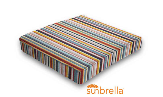 Sunbrella® Highlight Remix | Outdoor Seat Pad Patio Chair Dining Cushions