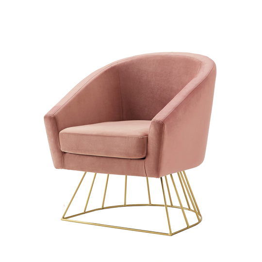 Inspired Home Sabrina Velvet Accent Chair