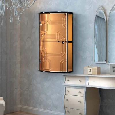 Papke 10" W x 18" H x 5" D Wall Mounted Bathroom Cabinet