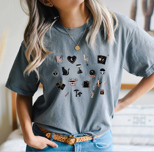 Comfort Colors Boho Shirt, Witchy Things Top, Thingst-Shirt, Comfy Oversized T-Shirt, Shirt