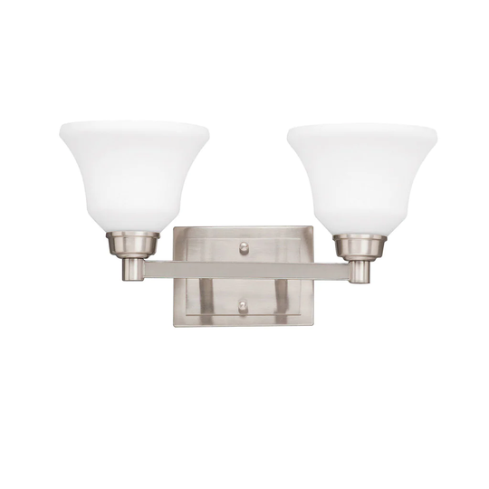 Kichler Lighting Langford Collection 2-light Brushed Nickel LED Bath/Vanity Light