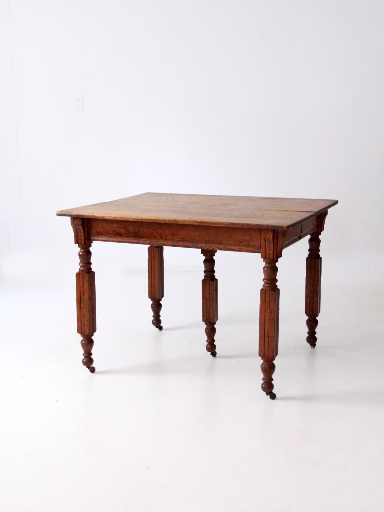 Antique Five Leg Dining Table