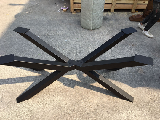 Custom Spider Base Table Legs, Metal Design Dining Shape Desk